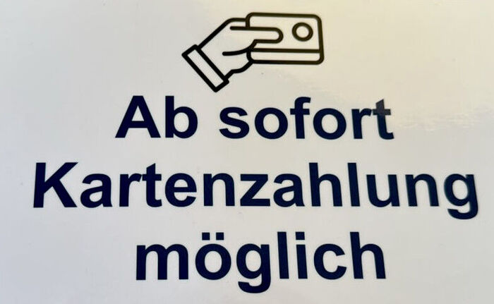Ganz bequem per Karte zahlen Kartenzahlung bei HMS möglich